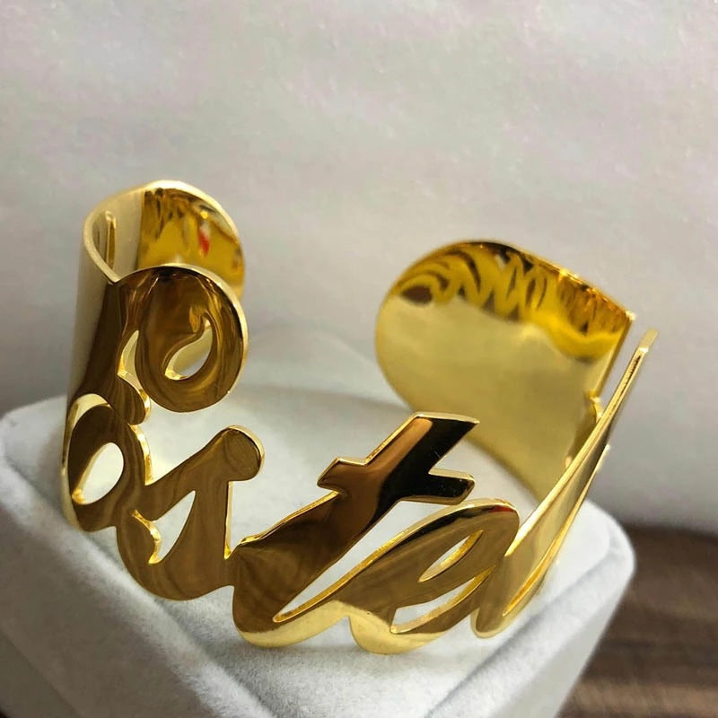 Stainless Steel Custom Cuff Bracelet