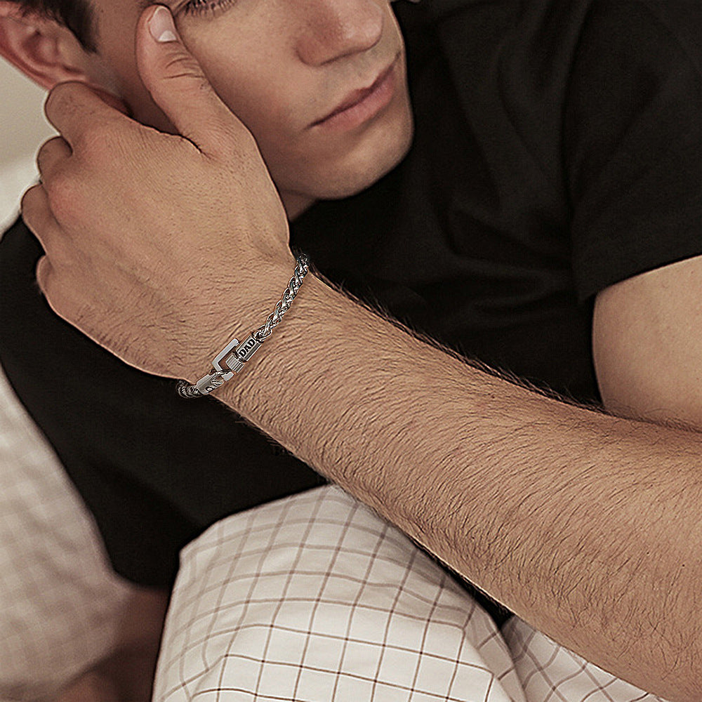 Men's Spiral Knot Bracelet