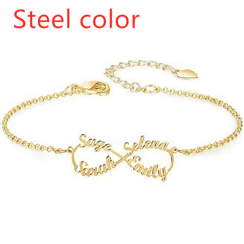 Personalized Stainless Steel Name Bracelet