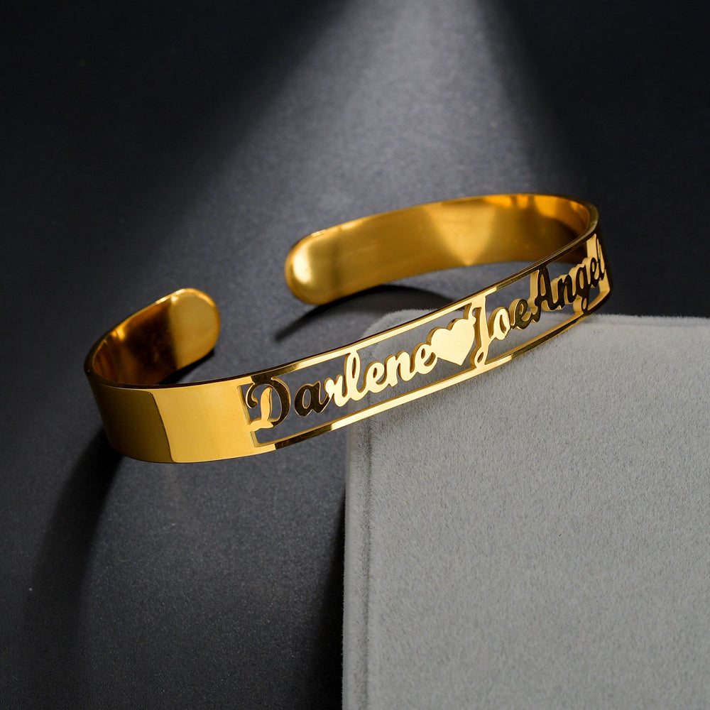 Personalized Custom Bangle Bracelet