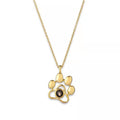 Footprint Color Photo Projection Necklace