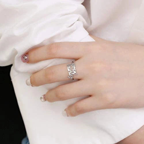 Personalized Adjustable Ring