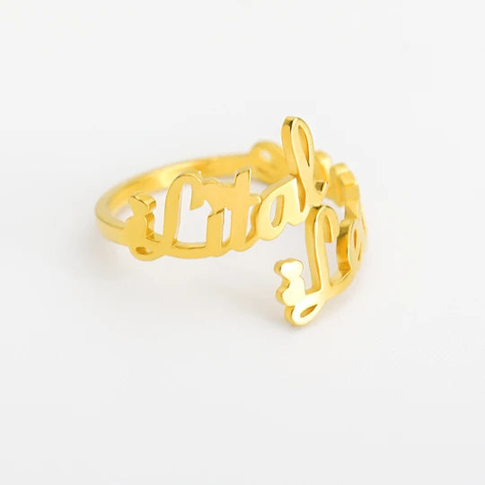 Personalized Adjustable Ring