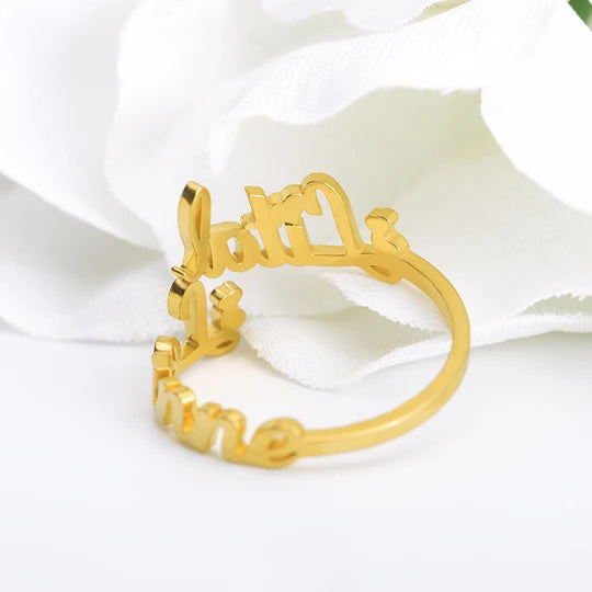 Personalized Adjustable Ring
