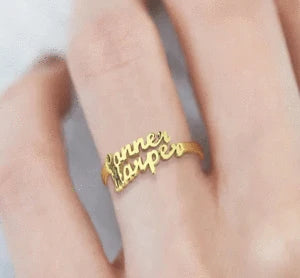 Personalized Adjustable Ring