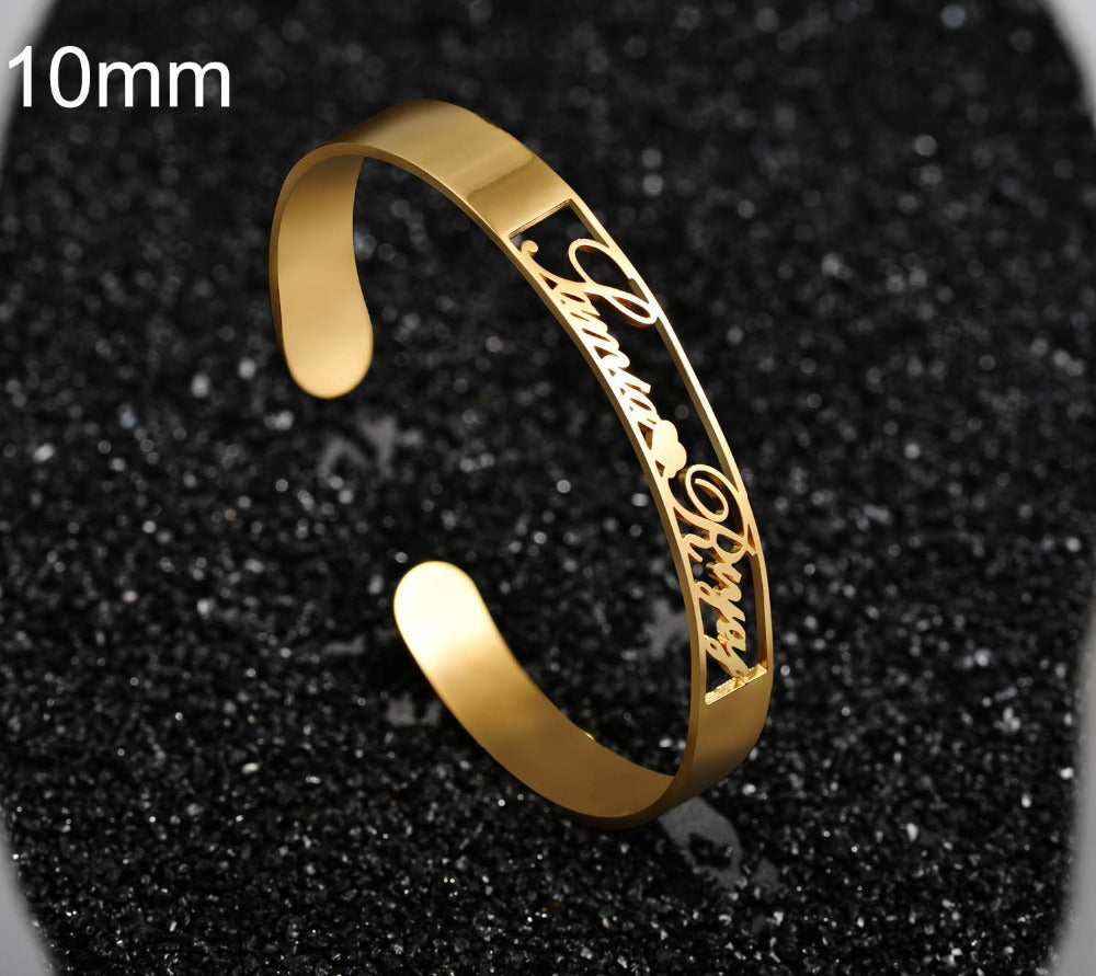 Personalized Custom Bangle Bracelet