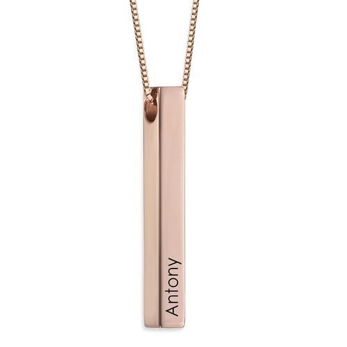Sterling Silver Bar Necklace