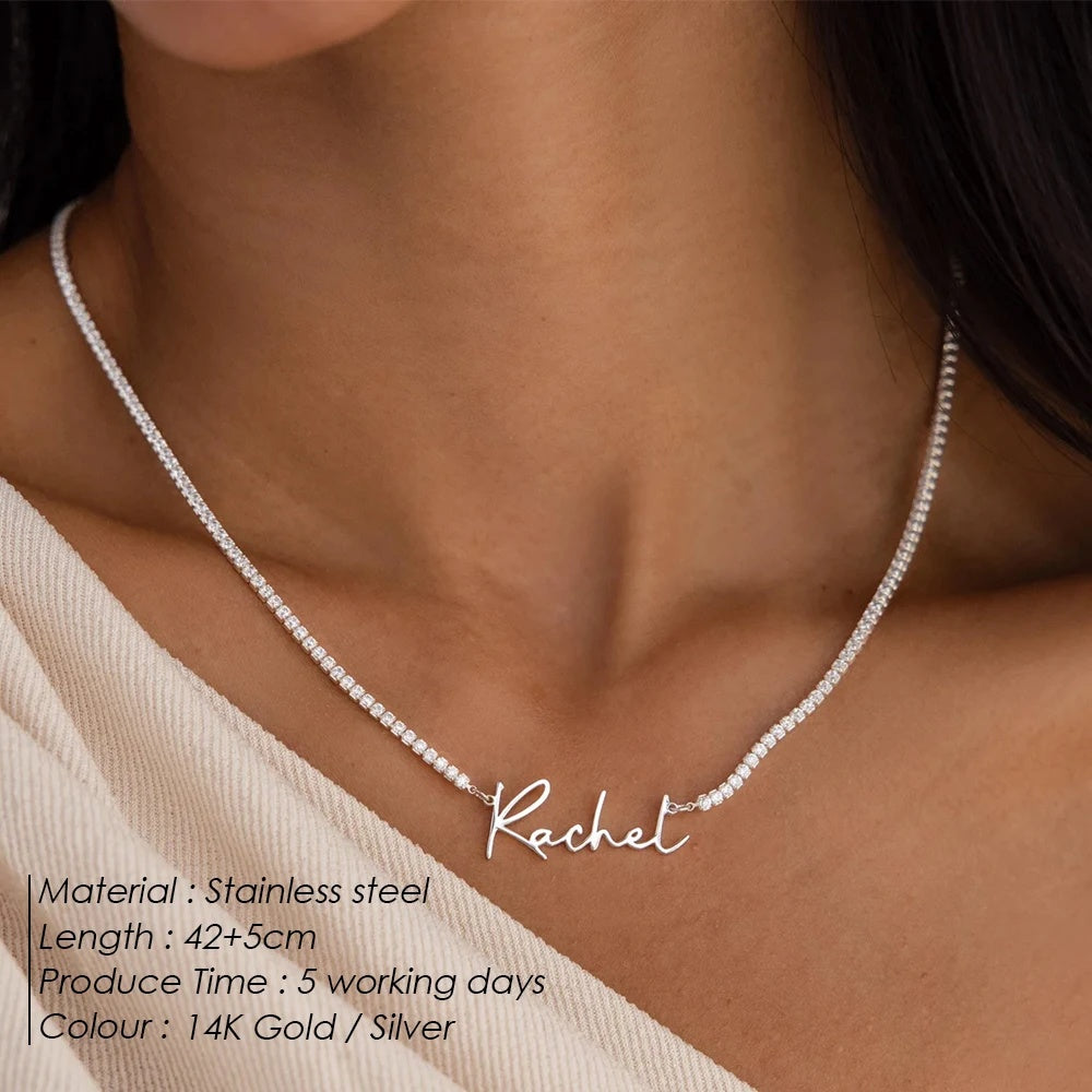 Diamond Accent Custom Choker Necklace