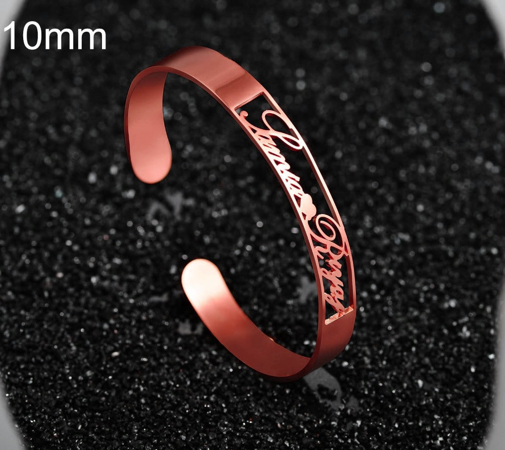 Personalized Custom Bangle Bracelet