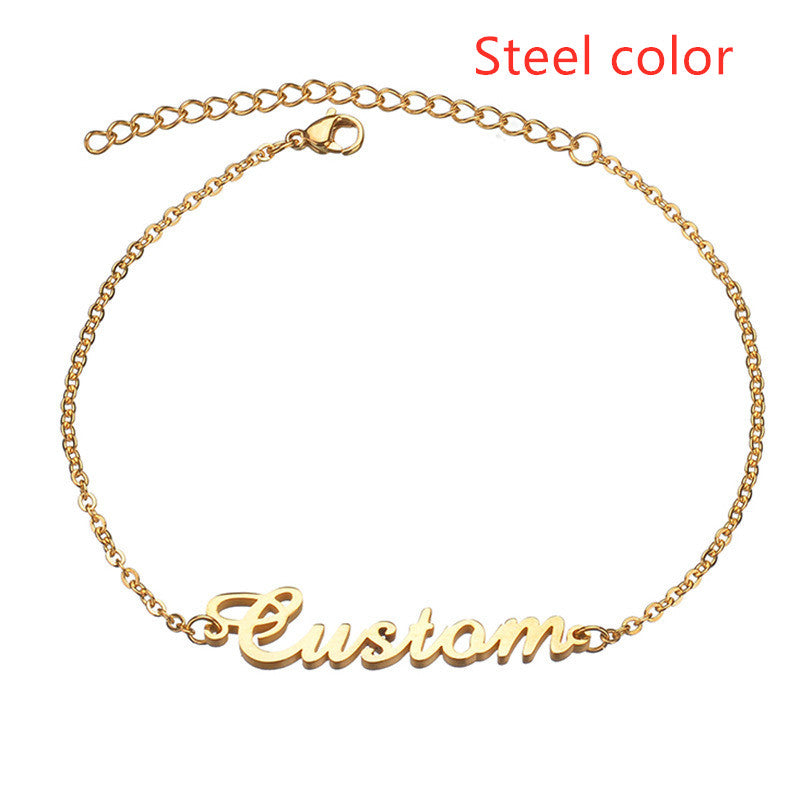 Personalized Stainless Steel Name Bracelet