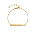 925 Sterling Silver minimalist Custom Bracelet