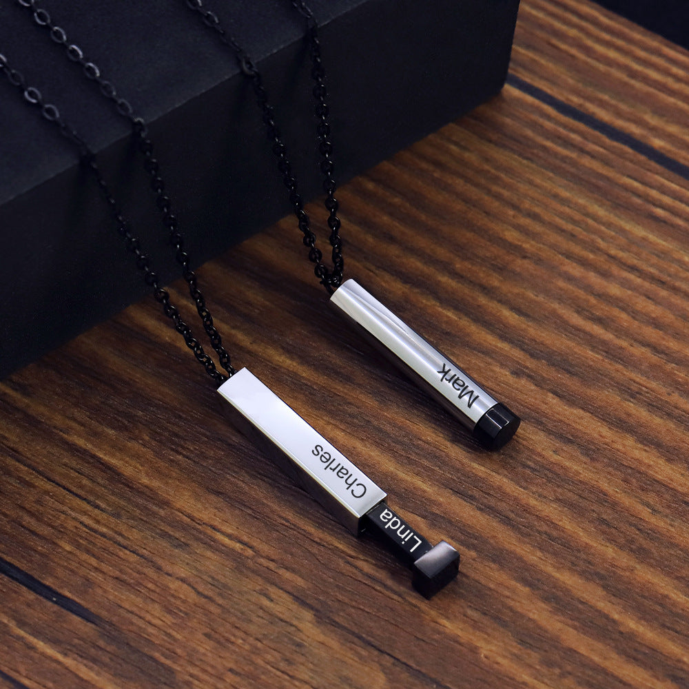 Couples Bar Necklace