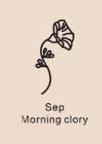 Birthday Flower Name Necklace