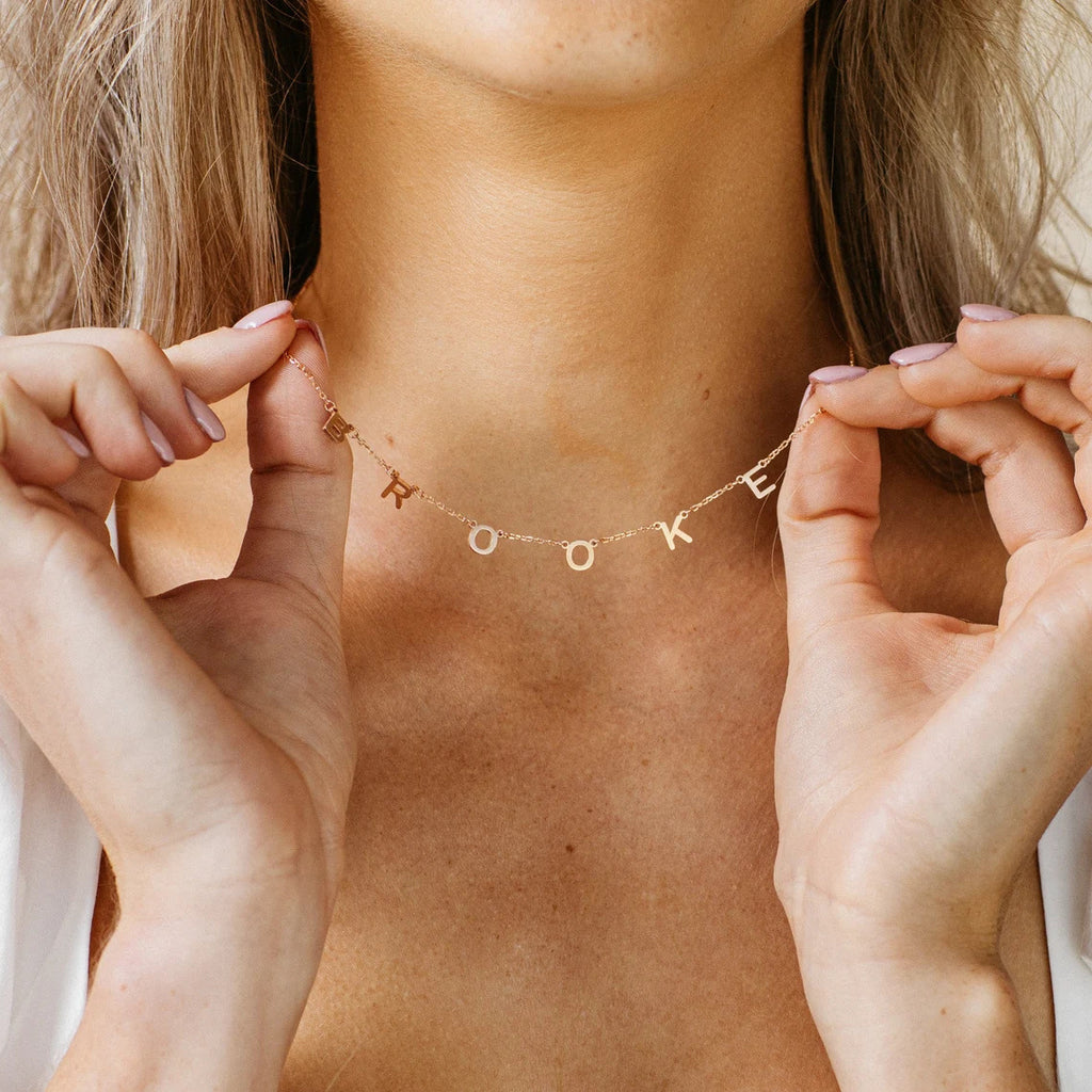 Alphabet Name Necklace