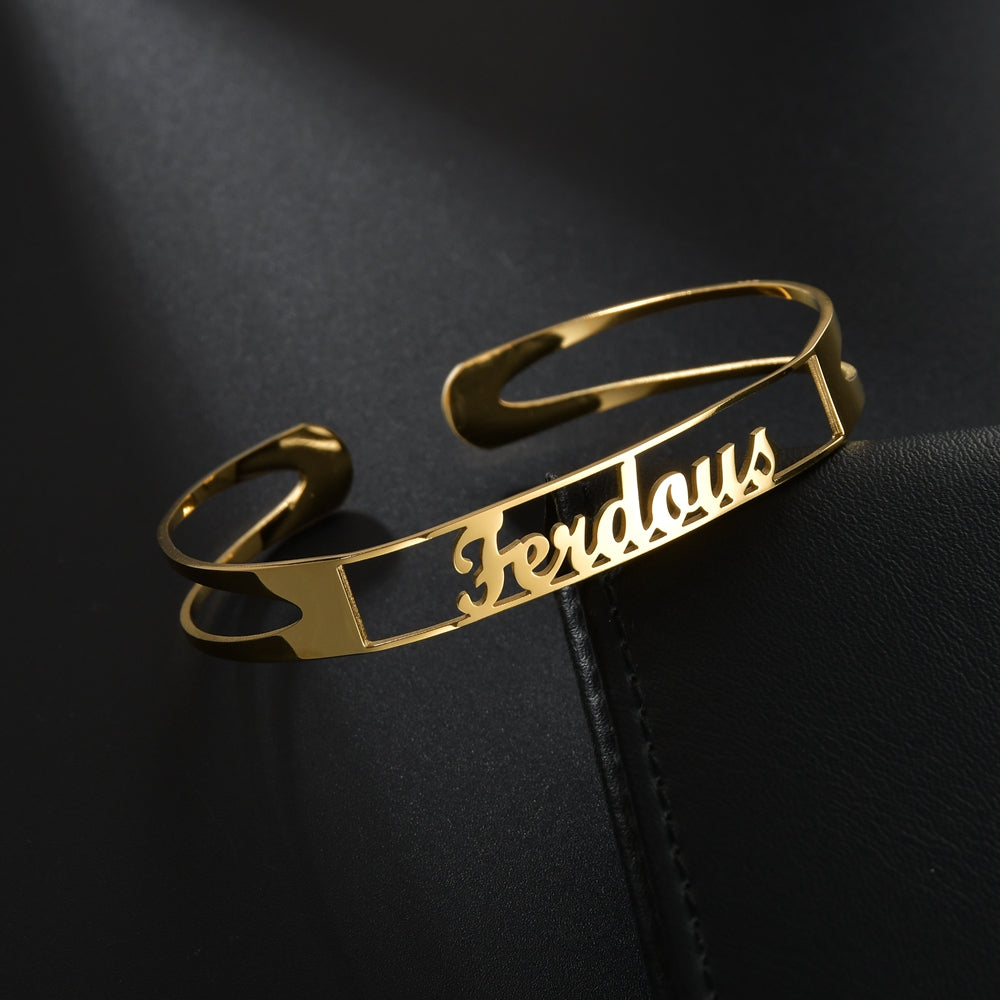 Personalized Custom Bangle Bracelet