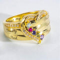 Personalized Birthday Stone Ring