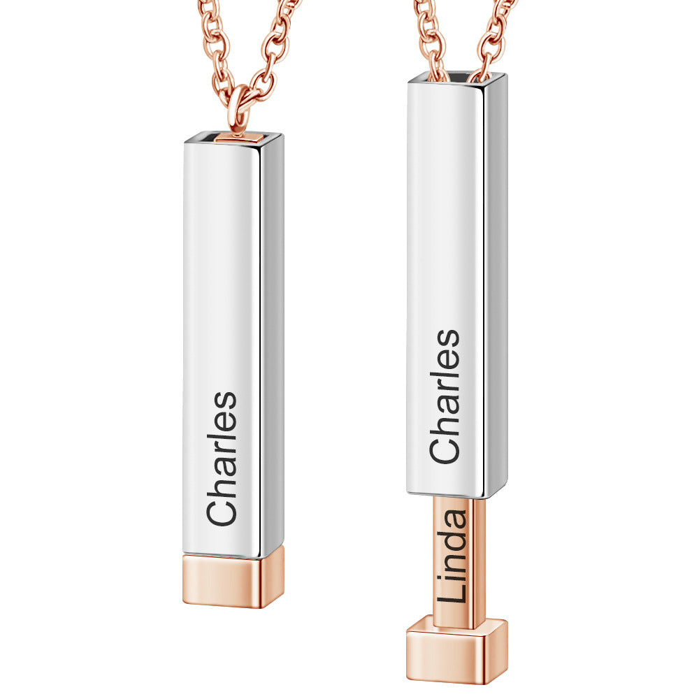 Couples Bar Necklace