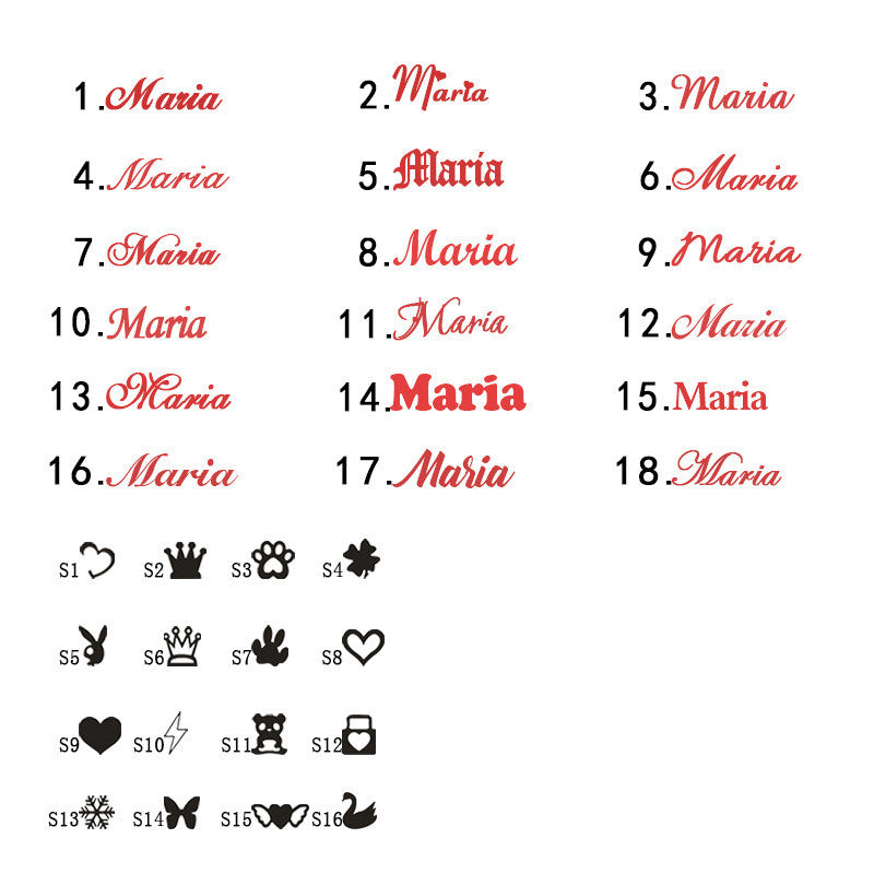 Rose Name Ring