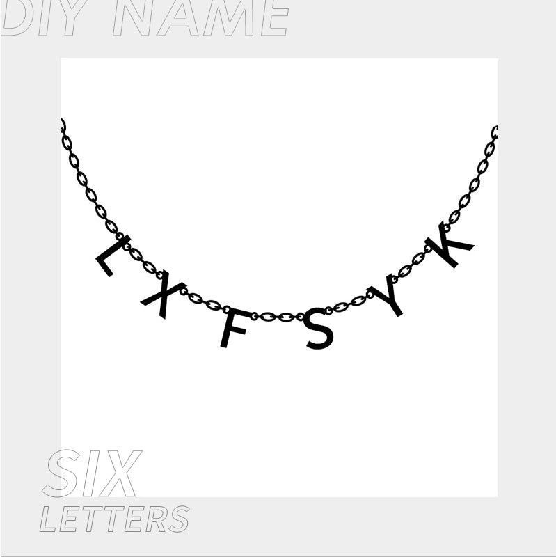 Alphabet Name Necklace