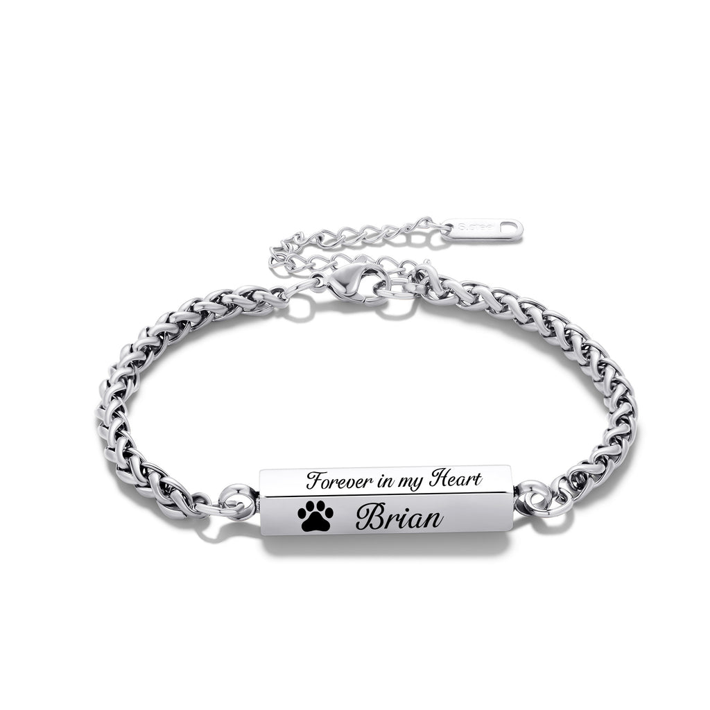 Stainless Steel Rectangular Bracelet Unisex