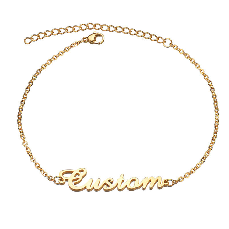Personalized Stainless Steel Name Bracelet
