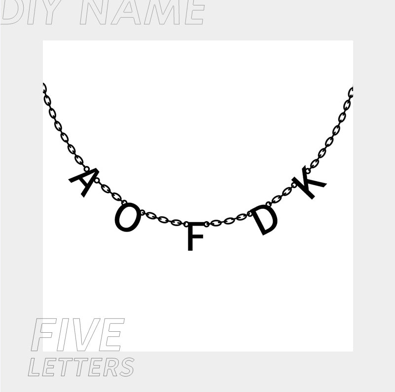Alphabet Name Necklace