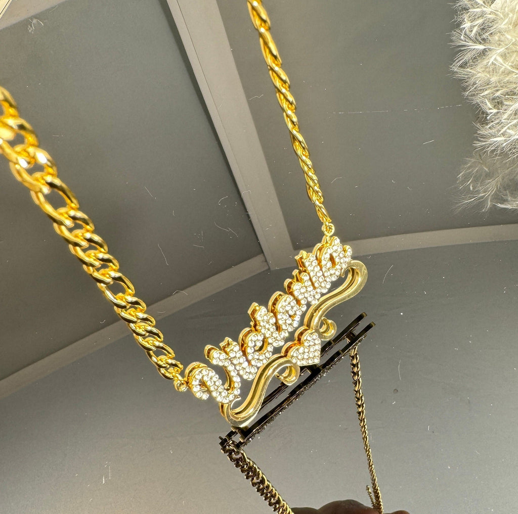 Personalized Double-layer Heart-shaped Necklace