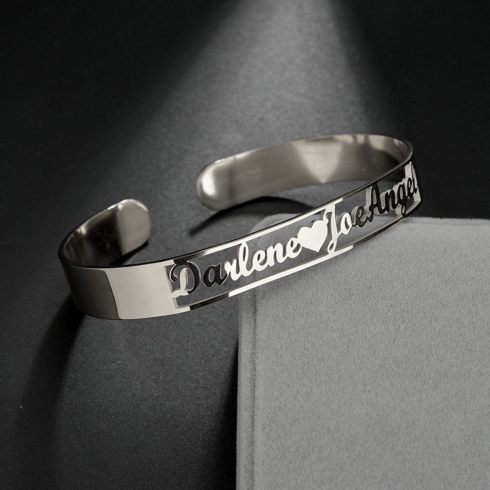 Personalized Custom Bangle Bracelet