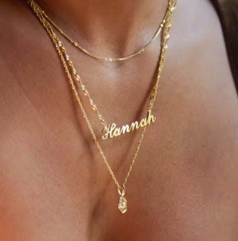 Stainless Steel Personalized Necklace