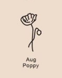 Birthday Flower Name Necklace