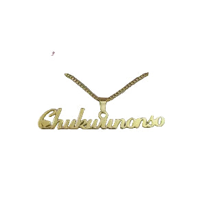 Drop Name Necklace