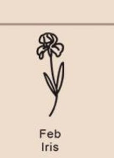 Birthday Flower Name Necklace