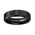Titanium Steel Frosted Ring