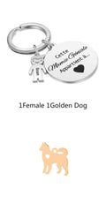 Stainless Steel Family Custom Keychain