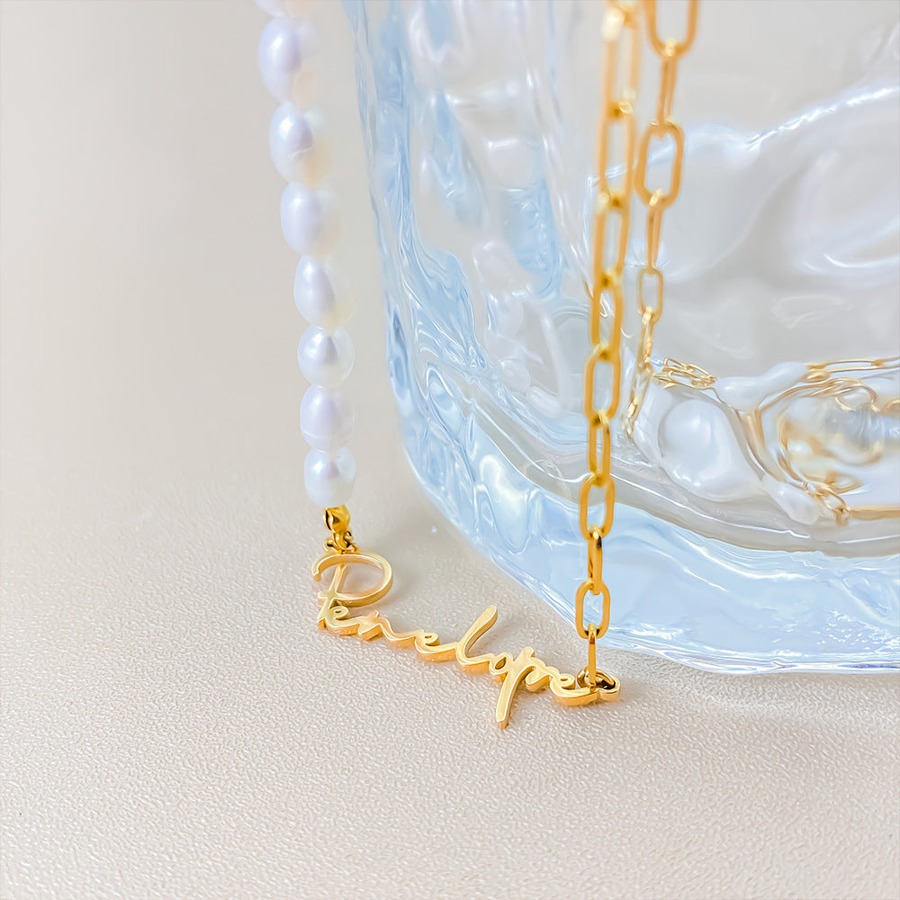 Pearl Necklace Combination Necklace