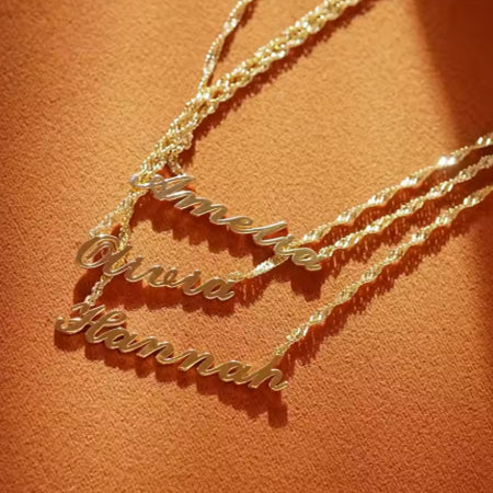 Stainless Steel Personalized Necklace