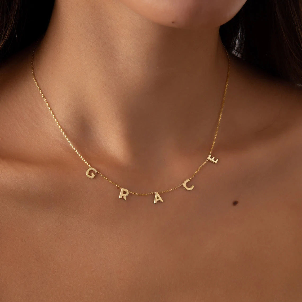 Alphabet Name Necklace