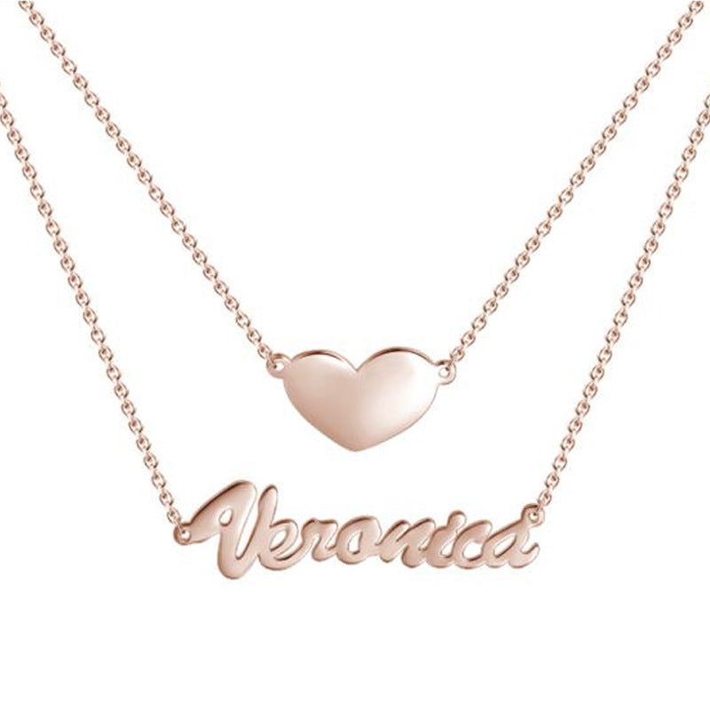 Sterling Silver Personalized Stack Necklace