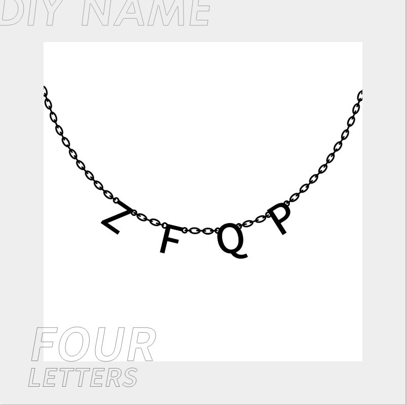 Alphabet Name Necklace