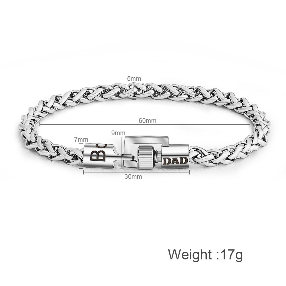 Men's Spiral Knot Bracelet