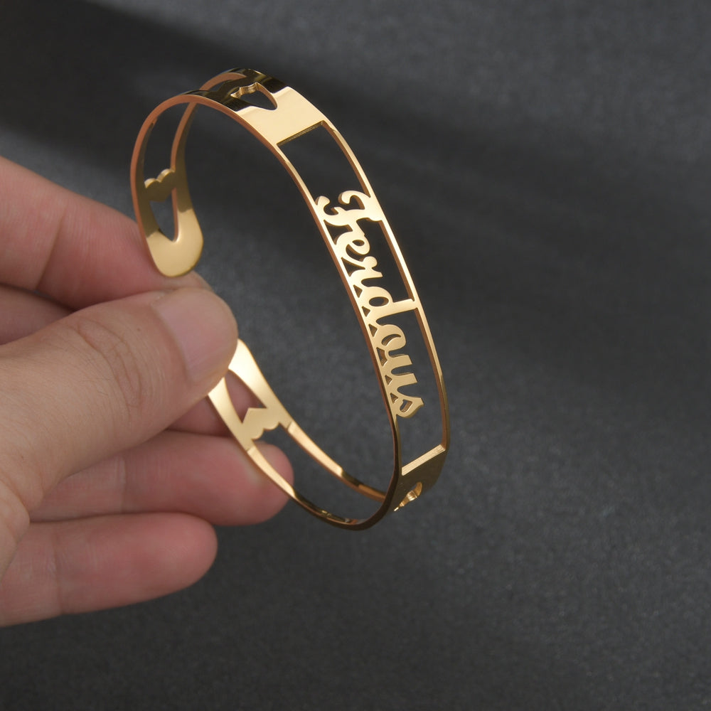 Personalized Custom Bangle Bracelet