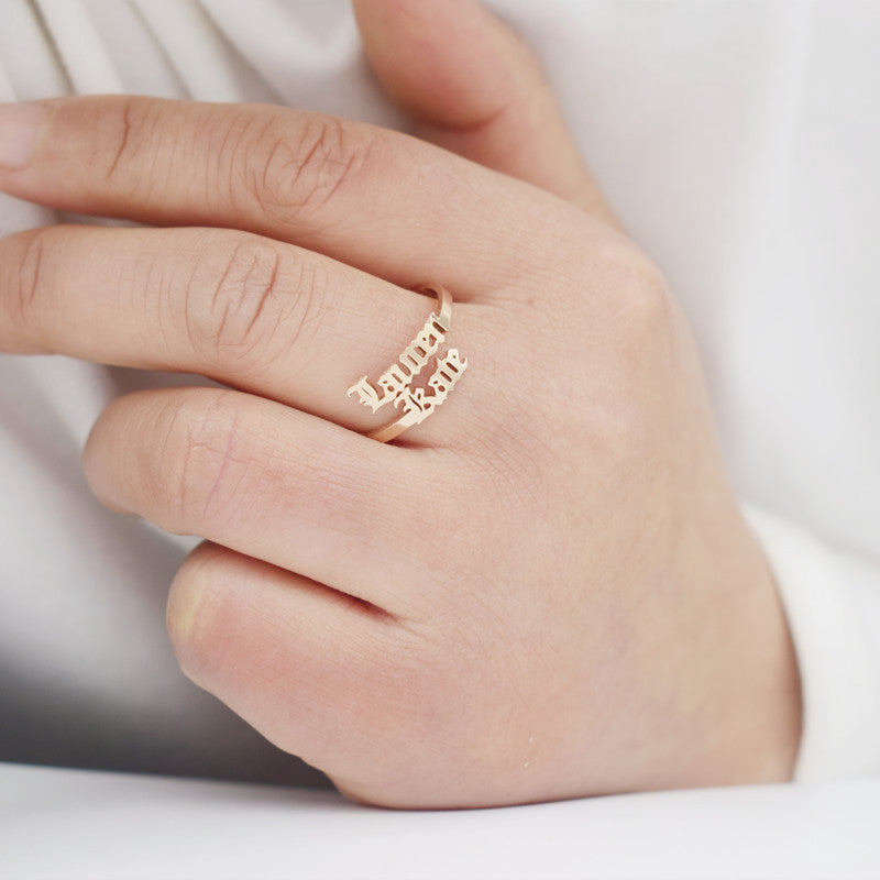 Personalized Adjustable Ring