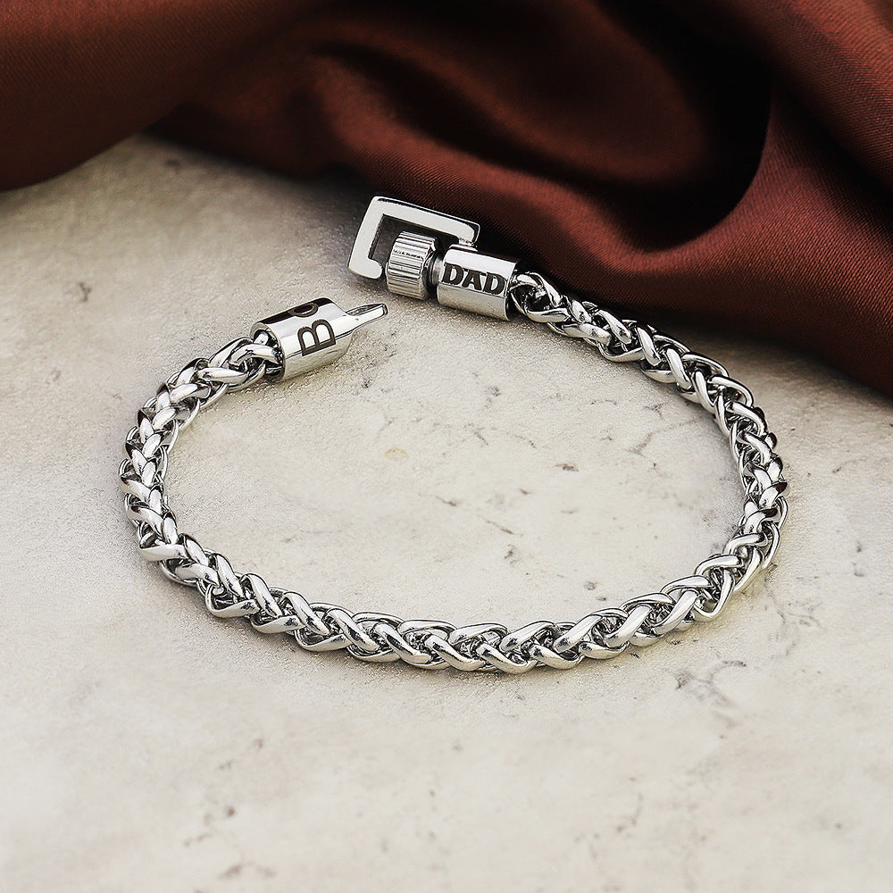Men's Spiral Knot Bracelet