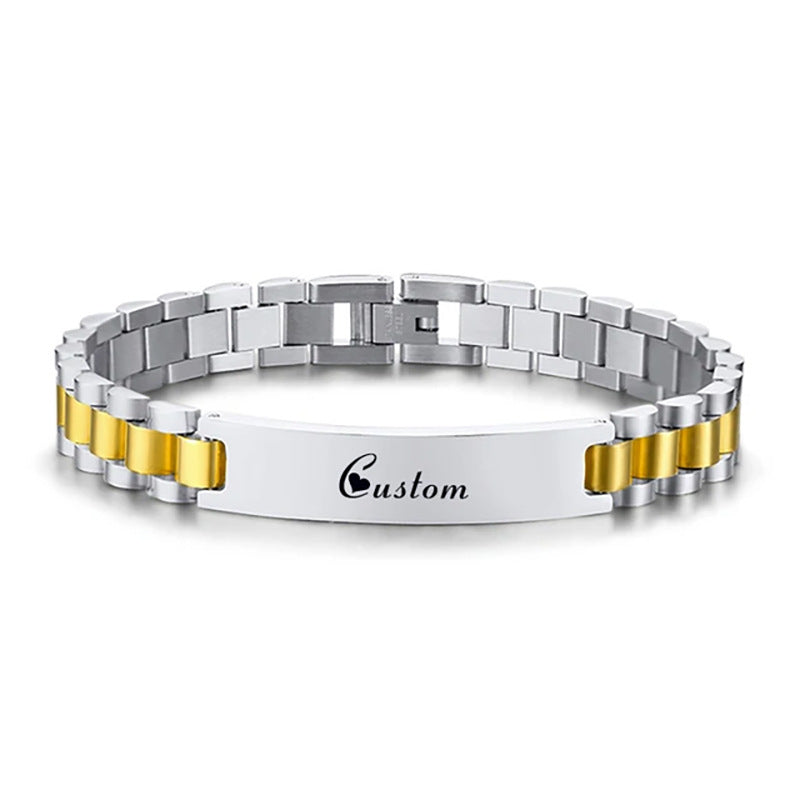 Stainless Steel Custom Bracelet