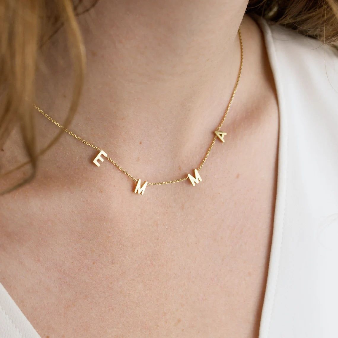 Alphabet Name Necklace