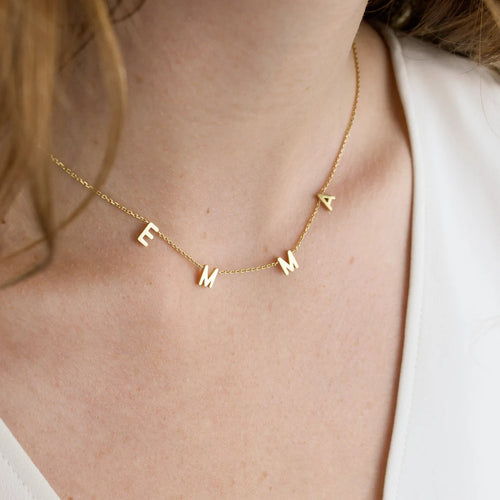 Alphabet Name Necklace