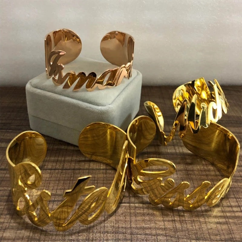 Stainless Steel Custom Cuff Bracelet