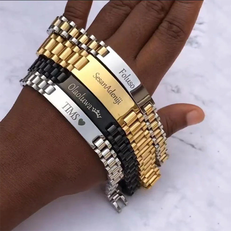 Stainless Steel Custom Bracelet