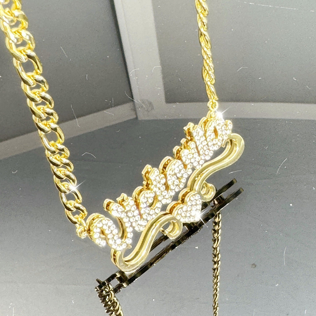 Personalized Double-layer Heart-shaped Necklace