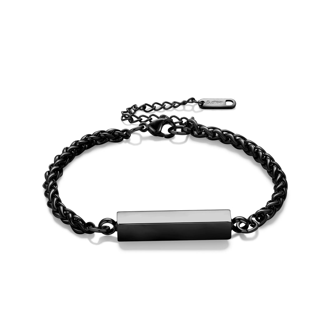 Stainless Steel Rectangular Bracelet Unisex